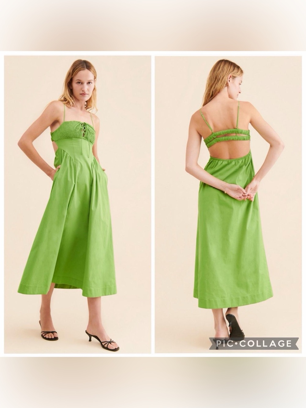 Free People Boho Cut Out Fifi Midi Dress
Size Medium